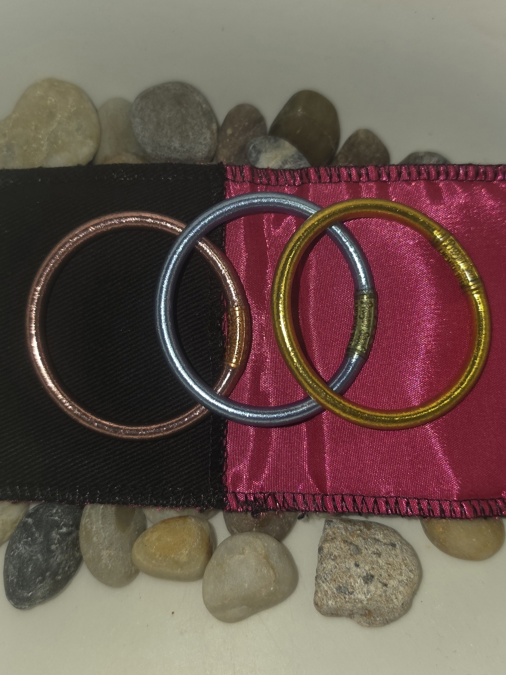 Multicolor Metal Bangle Set - Authentic BuDaGirl Bangle bracelet